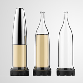 金栀栀子油瓶型设计