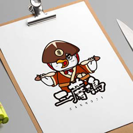 三蘑鸡品牌吉祥物设计