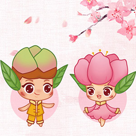天津运河桃花节IP设计