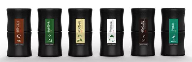 中国风茶叶包装设计瓶签设计